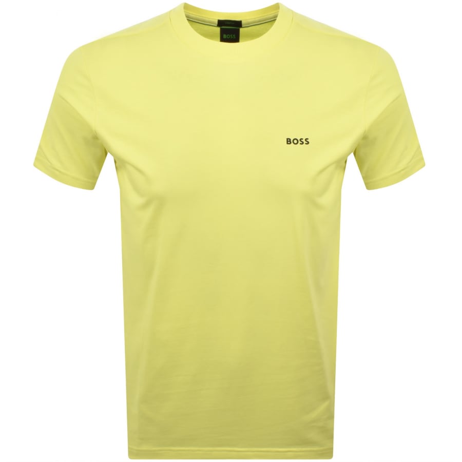 Image number 1 for BOSS Tee T Shirt Open Yellow