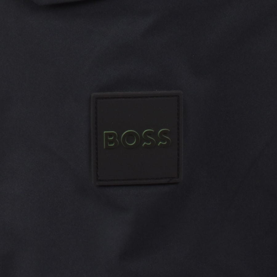Image number 5 for BOSS Urbanex Tapered Fit Cargo Shorts Navy