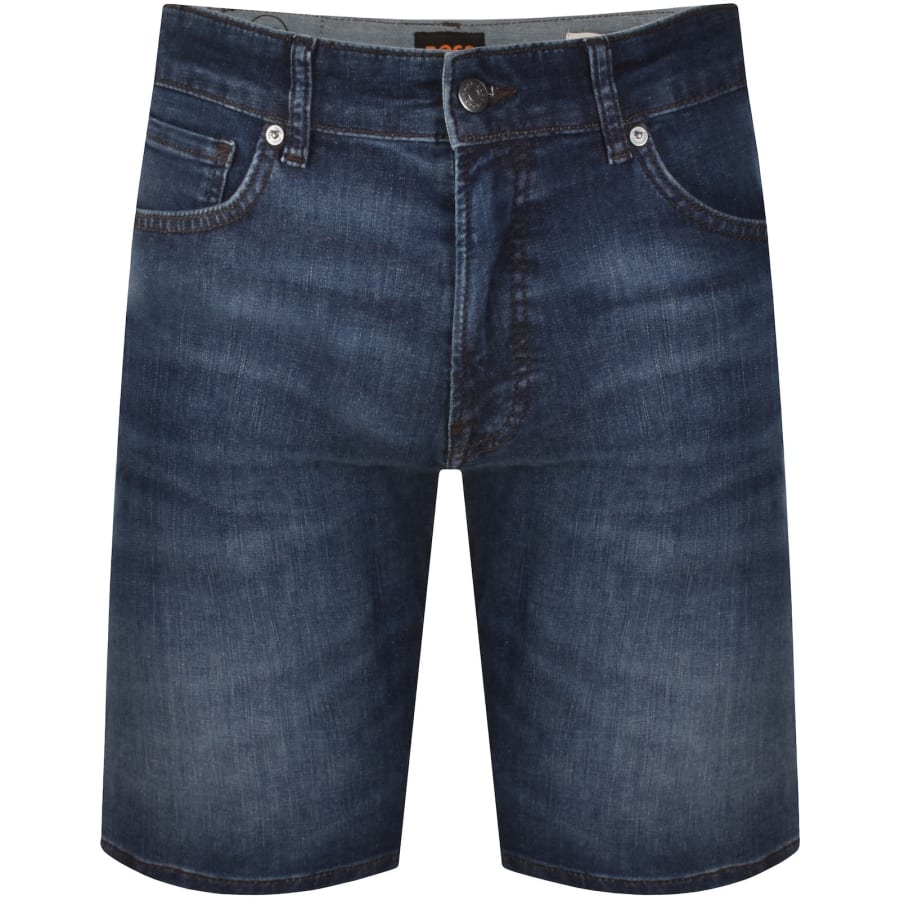 Image number 2 for BOSS Re Maine Denim Shorts Blue