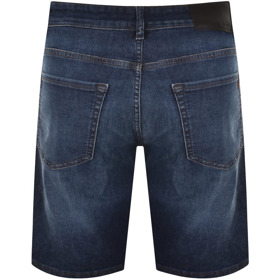 Image number 3 for BOSS Re Maine Denim Shorts Blue