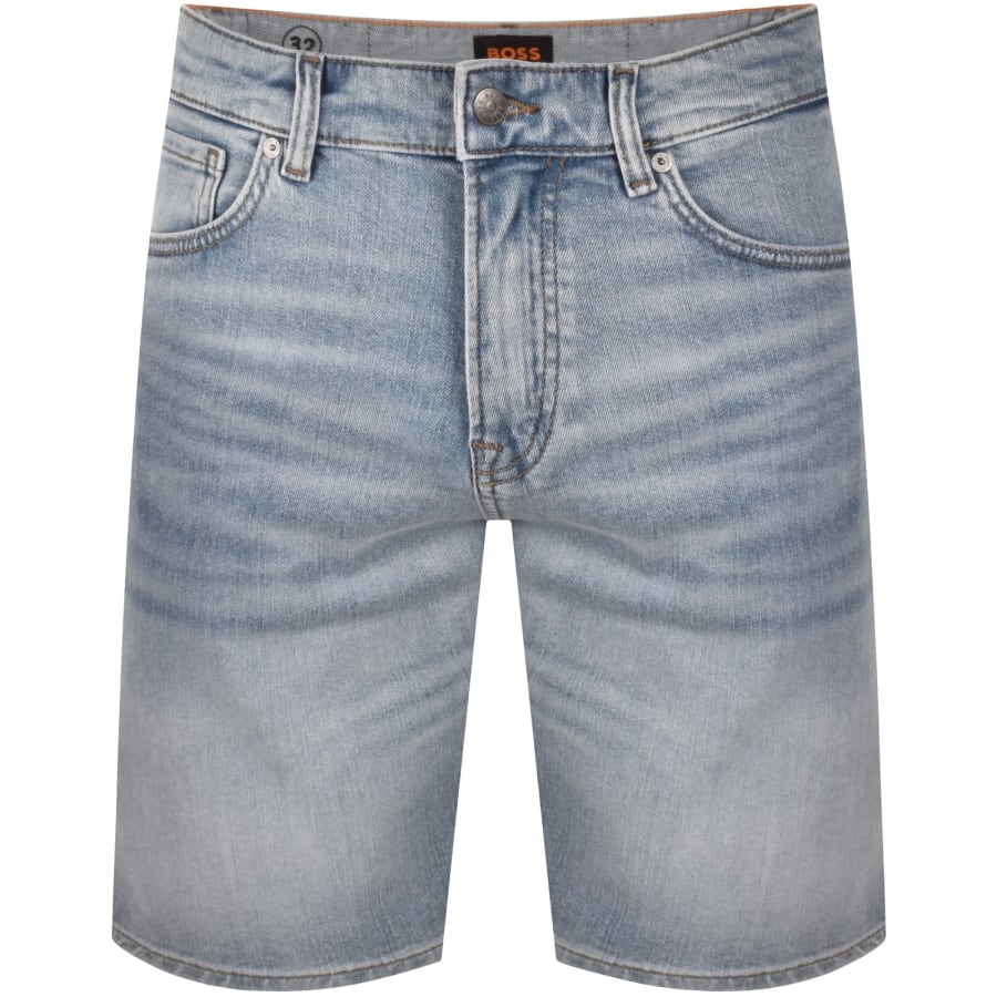 Image number 2 for BOSS Re Maine Denim Shorts Blue