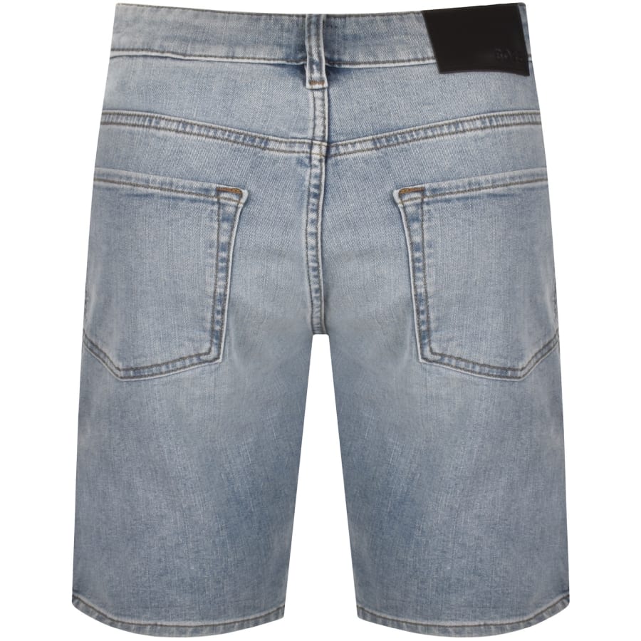 Image number 3 for BOSS Re Maine Denim Shorts Blue
