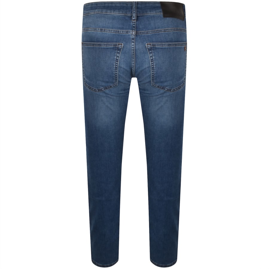 Image number 3 for BOSS Delaware Slim Fit Jeans Mid Blue