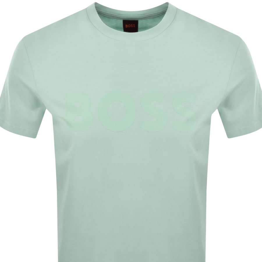Image number 2 for BOSS Thinking 1 Logo T Shirt Green