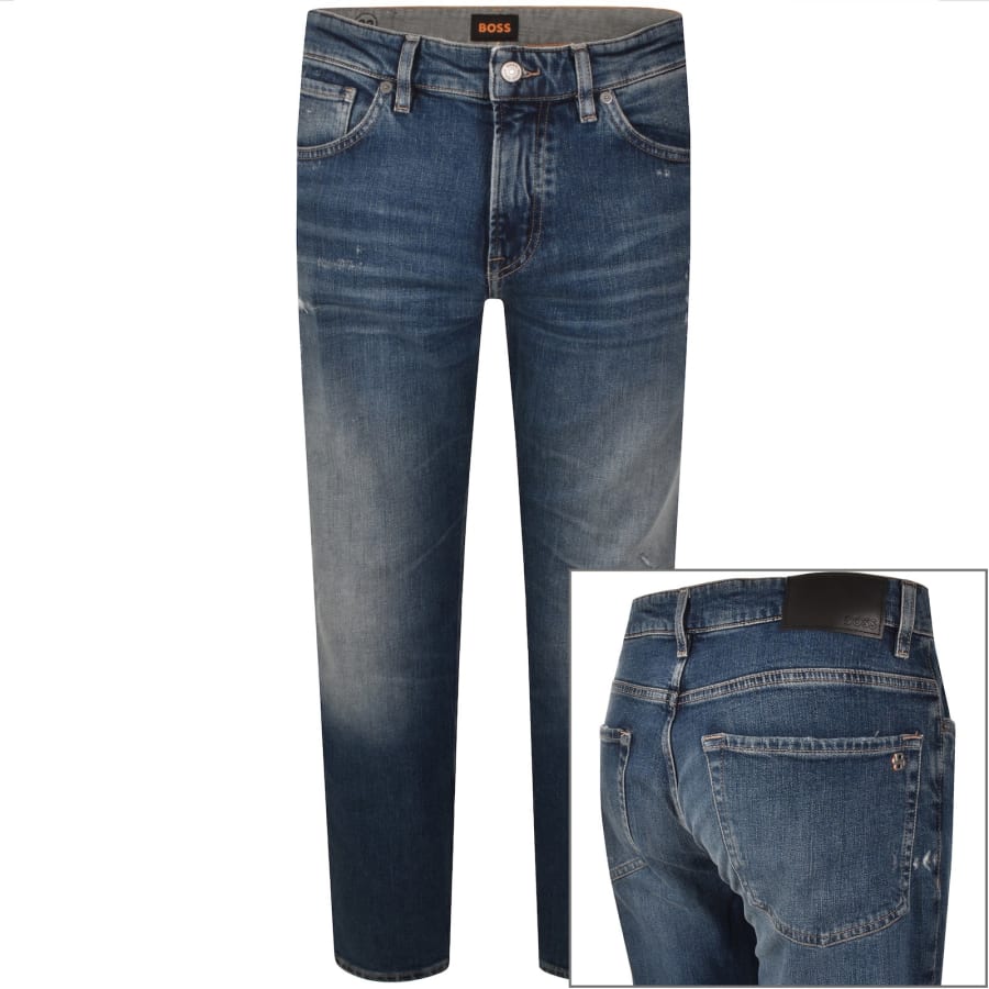 Image number 1 for BOSS Re Maine Regular Fit Jeans Blue