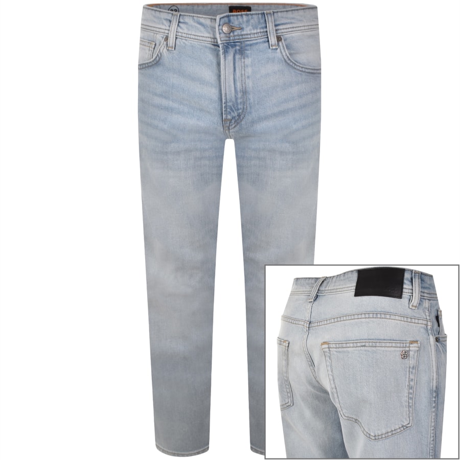 Image number 1 for BOSS Re Maine-1 Regular Fit Jeans Blue