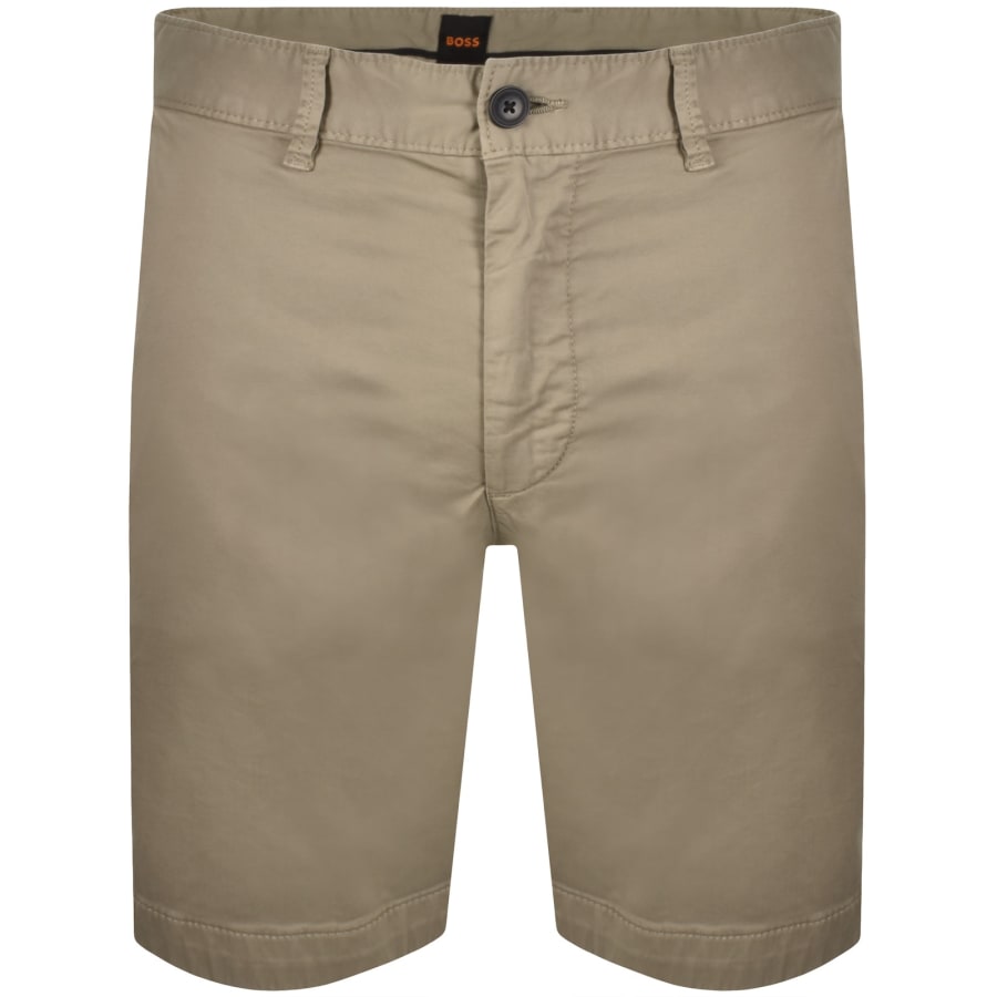 Image number 1 for BOSS Chino Slim Shorts Light Brown
