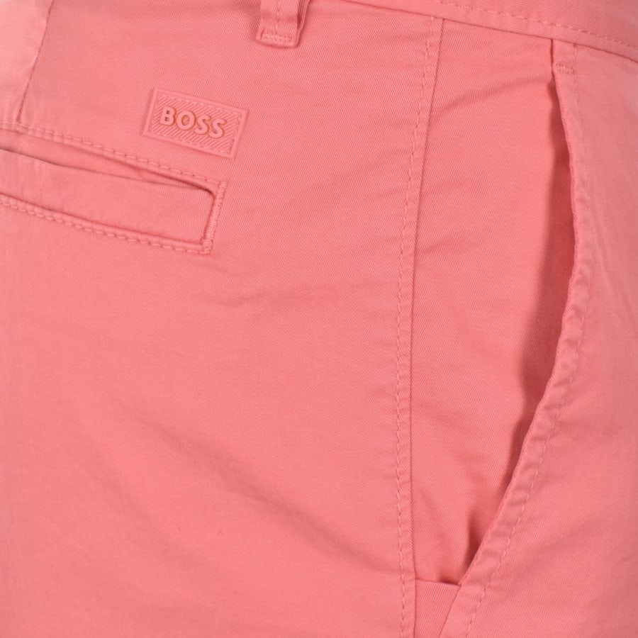 Image number 3 for BOSS Chino Slim Shorts Deep Pink