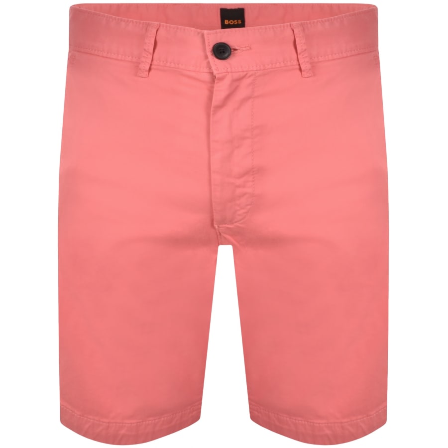 Image number 1 for BOSS Chino Slim Shorts Deep Pink
