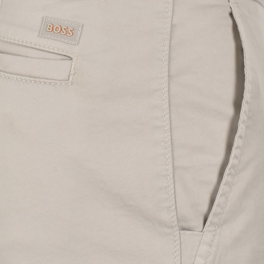 Image number 3 for BOSS Chino Slim Shorts Open Grey