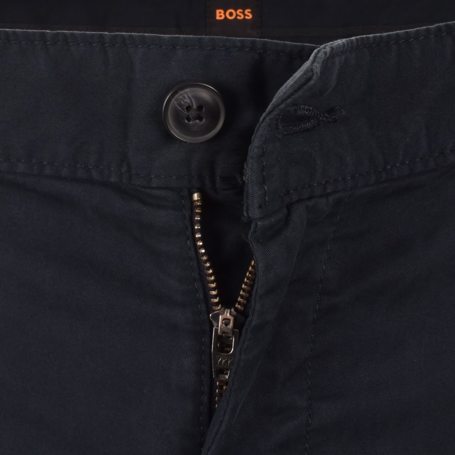 Image number 4 for BOSS Chino Slim Shorts Dark Blue