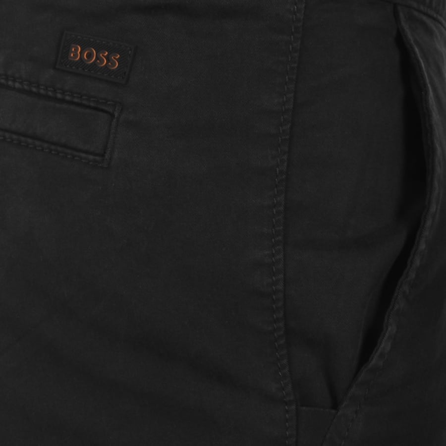 Image number 3 for BOSS Chino Slim Shorts Black