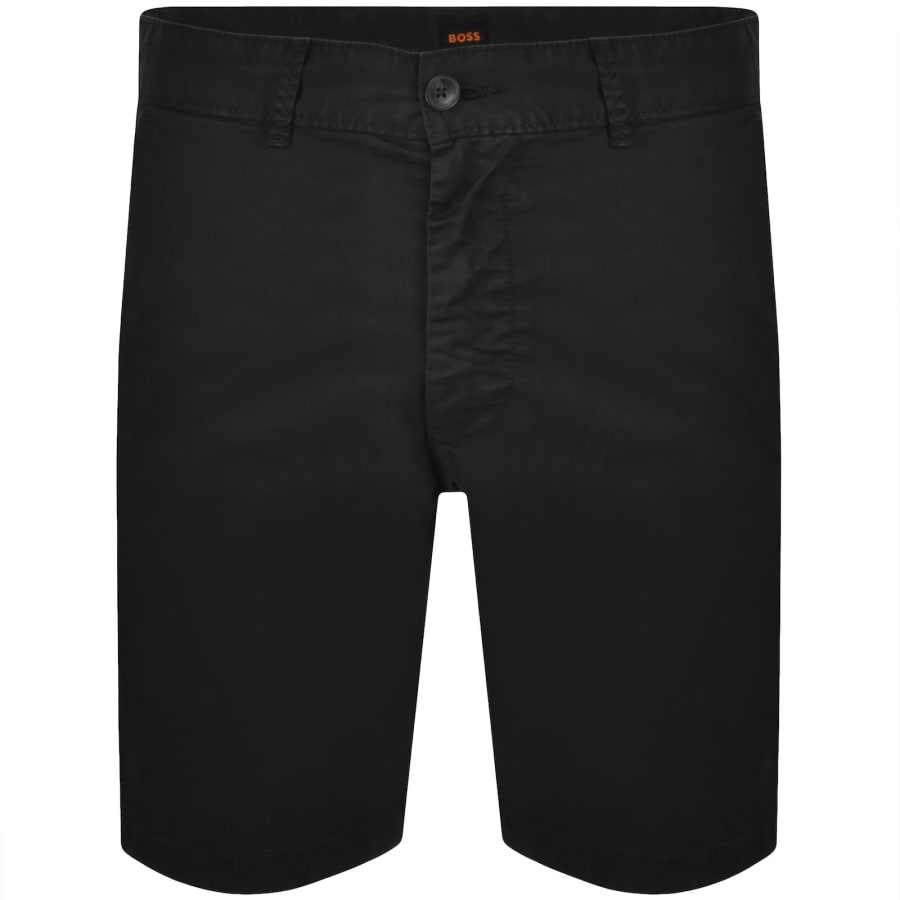 Image number 1 for BOSS Chino Slim Shorts Black