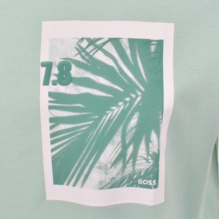 Image number 3 for BOSS Te Board T Shirt Aqua Green