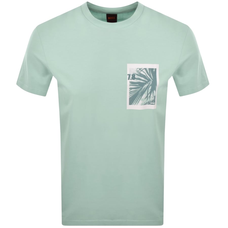 Image number 1 for BOSS Te Board T Shirt Aqua Green