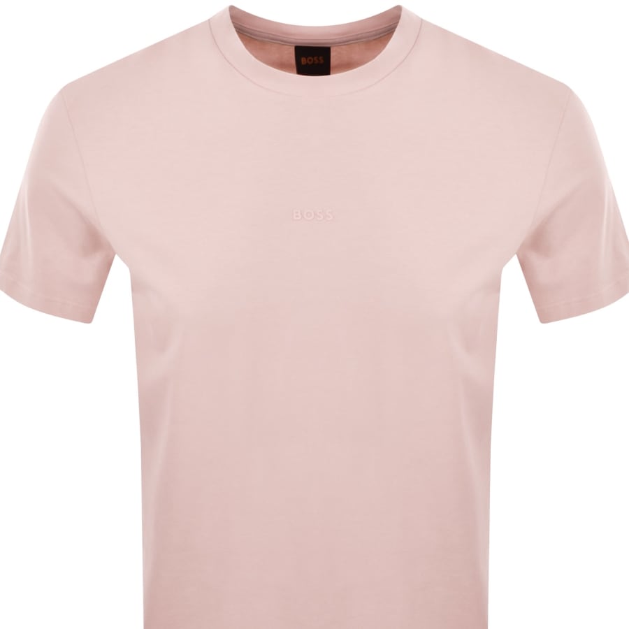 Image number 2 for BOSS TChup T Shirt Pastel Pink