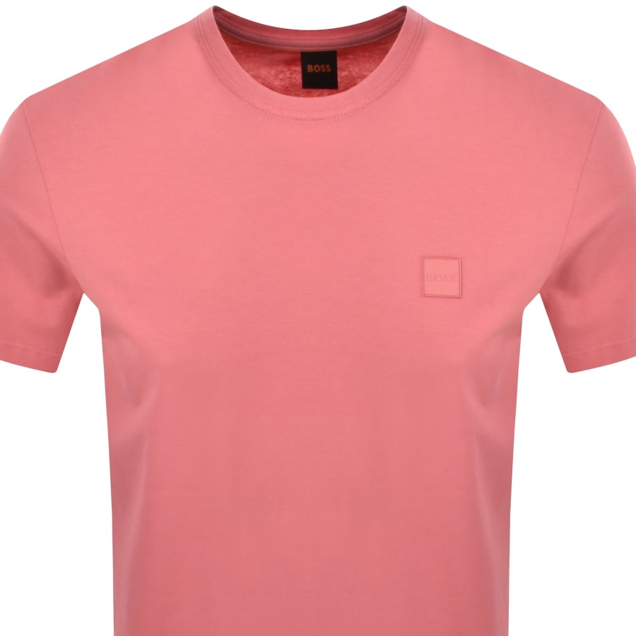 Image number 2 for BOSS Tales T Shirt Deep Pink