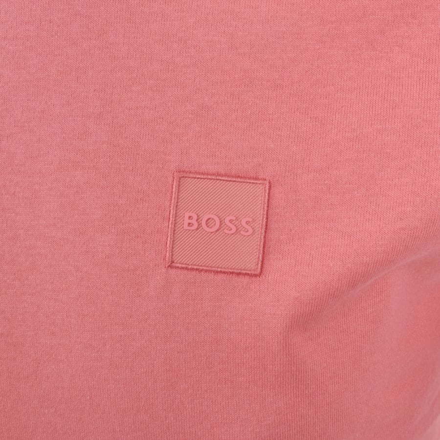 Image number 3 for BOSS Tales T Shirt Deep Pink