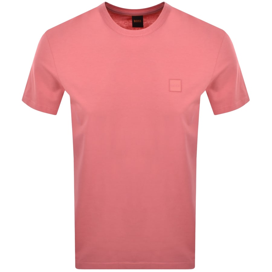 Image number 1 for BOSS Tales T Shirt Deep Pink