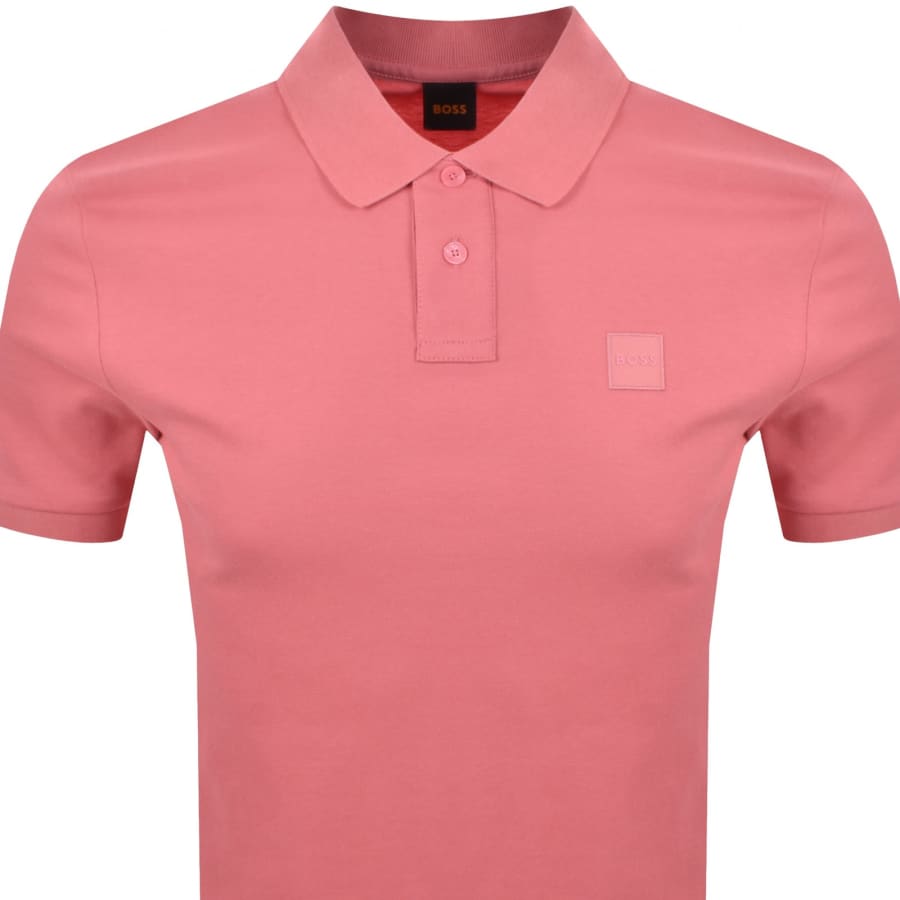 Image number 2 for BOSS Passenger Polo T Shirt Deep Pink