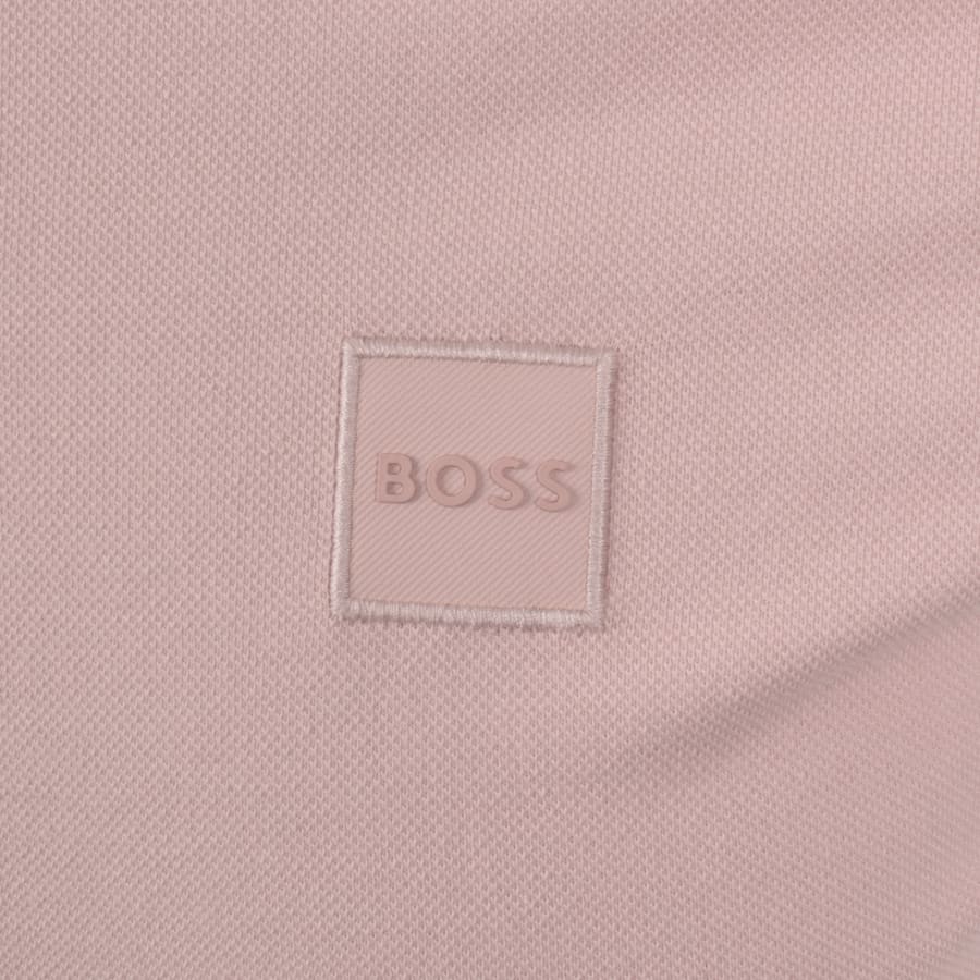 Image number 3 for BOSS Passenger Polo T Shirt Light Pink