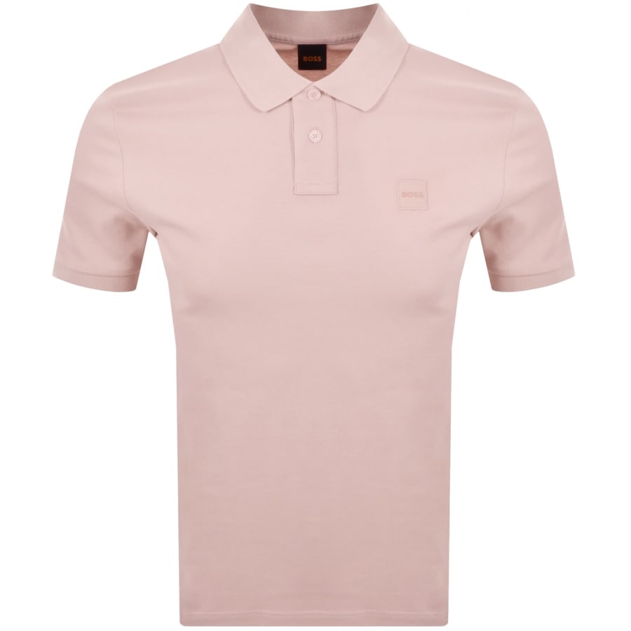 Image number 1 for BOSS Passenger Polo T Shirt Light Pink