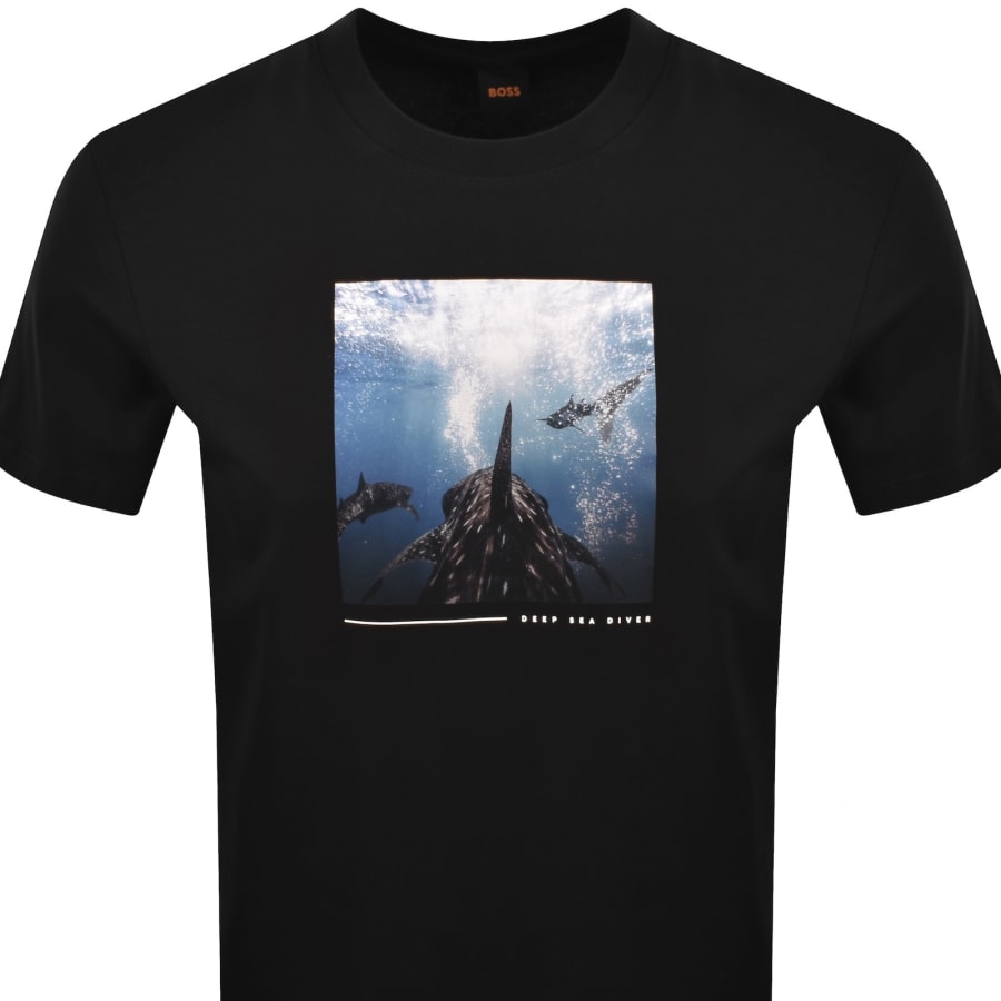 Image number 2 for BOSS Te Creature T Shirt Black