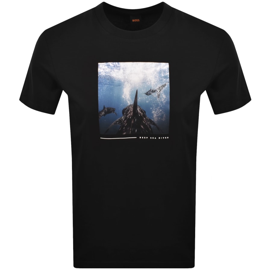 Image number 1 for BOSS Te Creature T Shirt Black