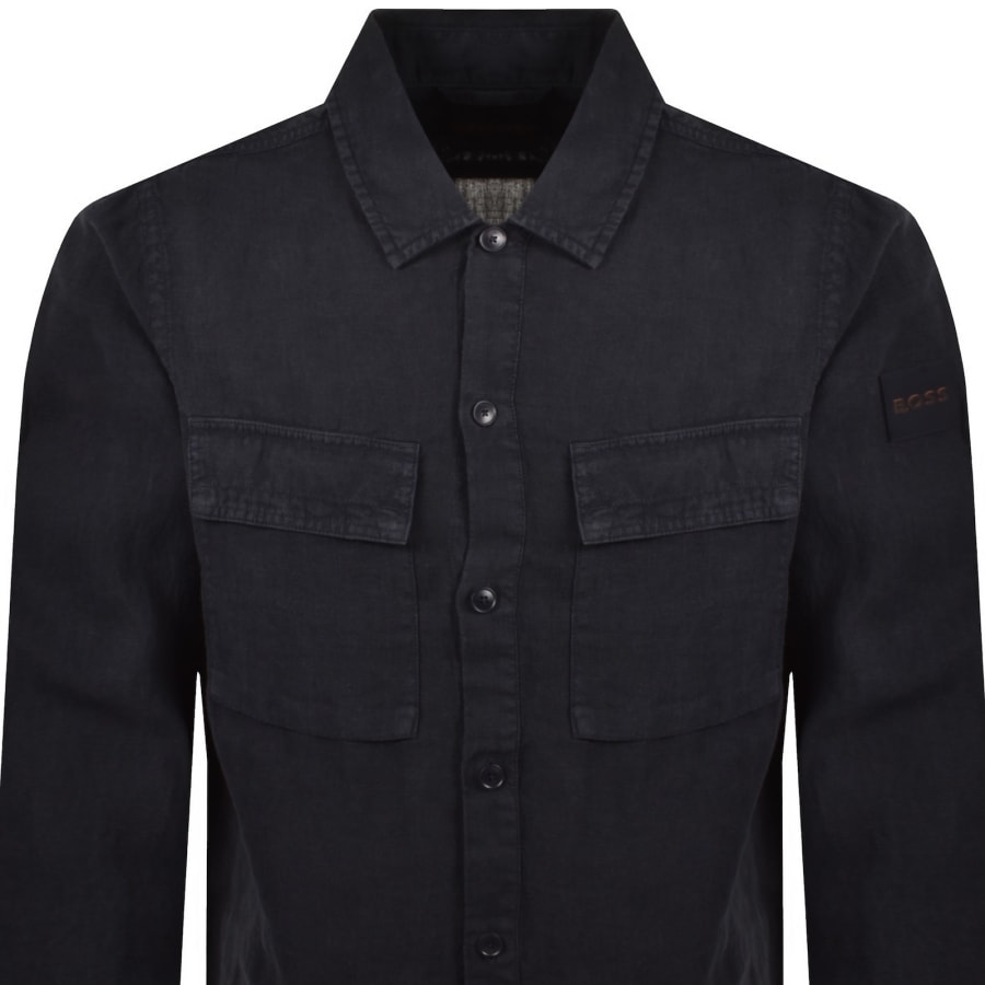Image number 3 for BOSS Locky 3 Overshirt Dark Blue
