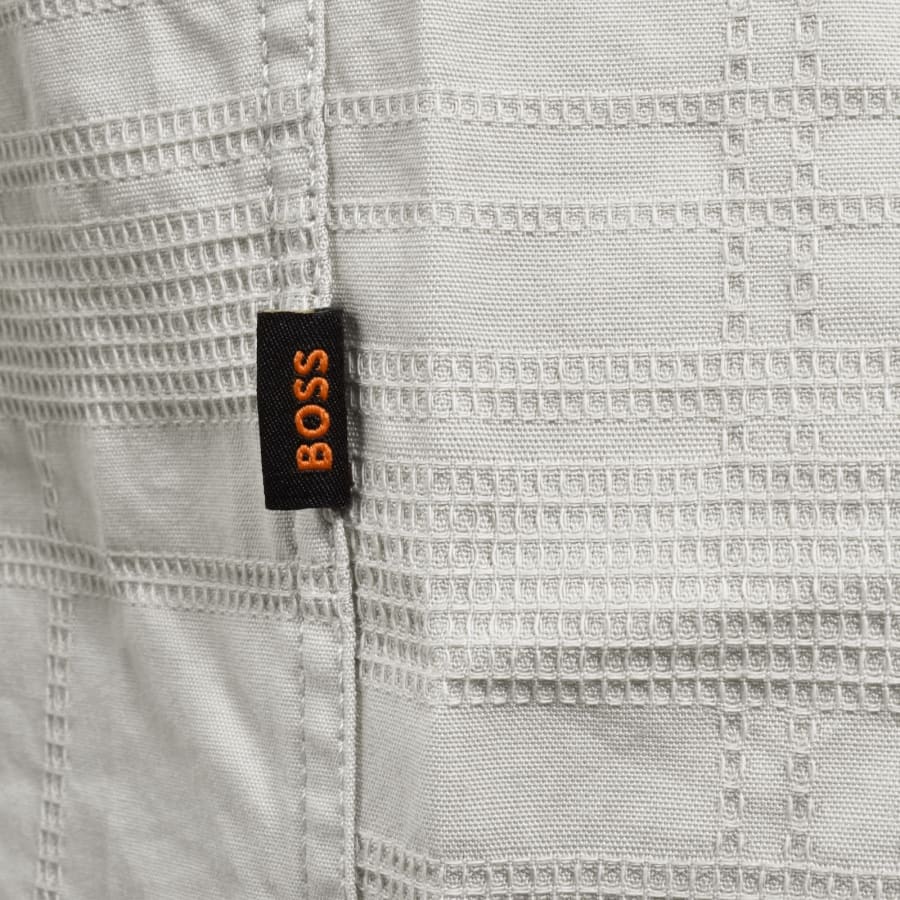 Image number 3 for BOSS Rayer M Short Sleeve Shirt Grey