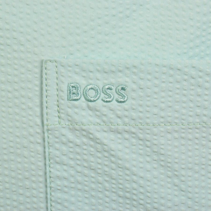 Image number 3 for BOSS Lapisy Relaxed Fit Shirt Aqua Green