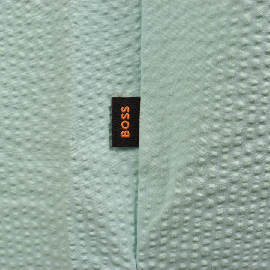 Image number 4 for BOSS Lapisy Relaxed Fit Shirt Aqua Green