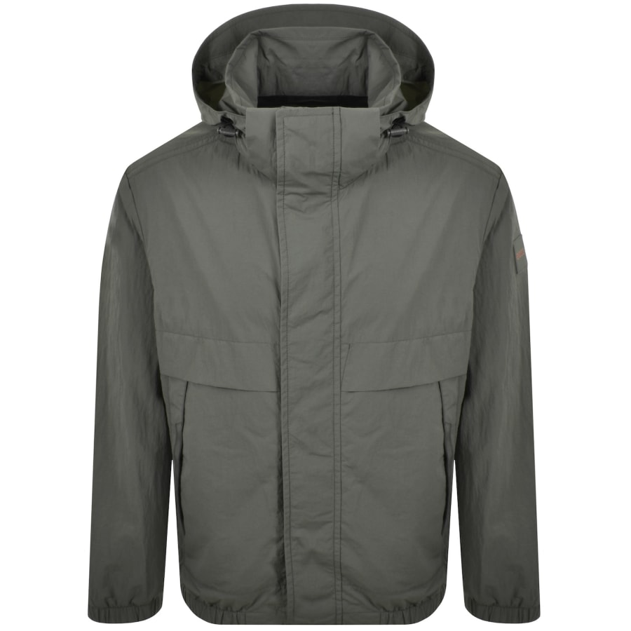 Image number 2 for BOSS Oberle 1 Jacket Open Grey