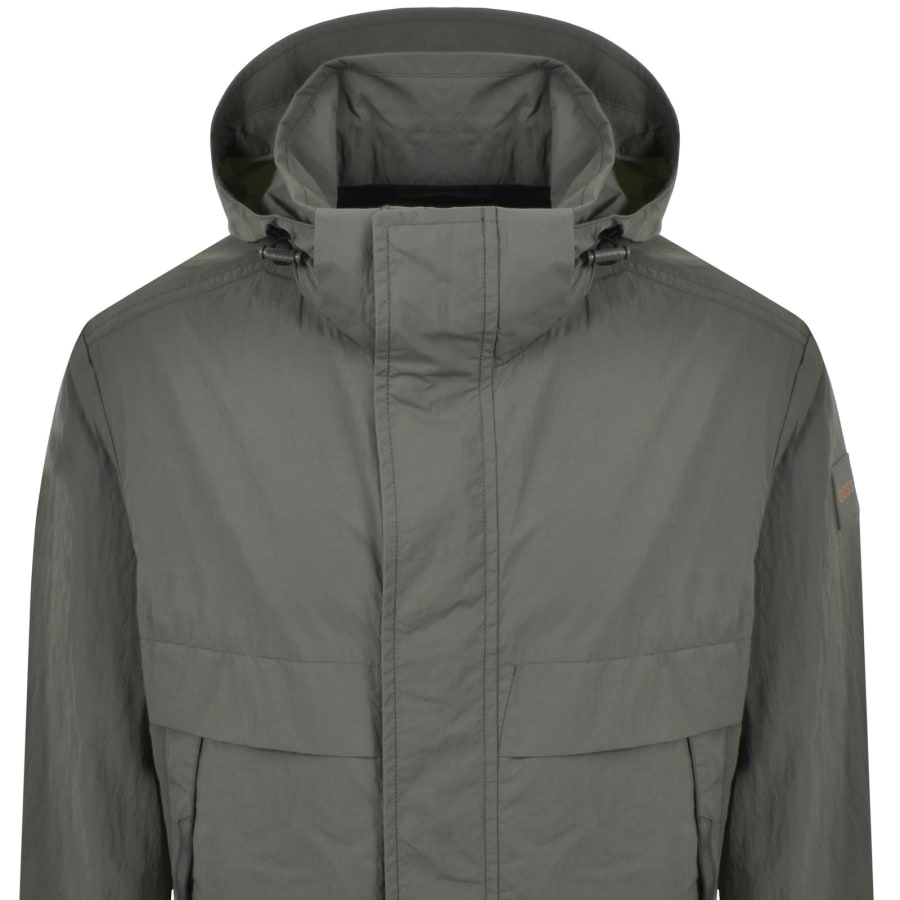 Image number 3 for BOSS Oberle 1 Jacket Open Grey