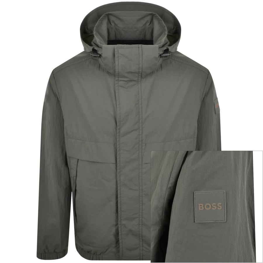 Image number 1 for BOSS Oberle 1 Jacket Open Grey