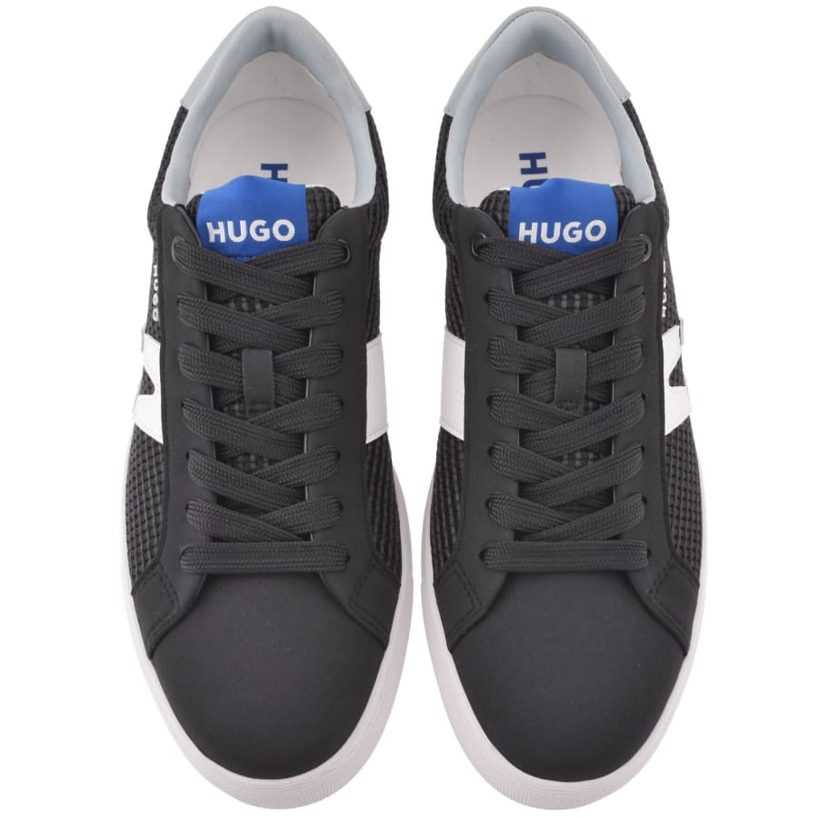 Image number 3 for HUGO Blue Morrie Tennis Trainers Dark Blue