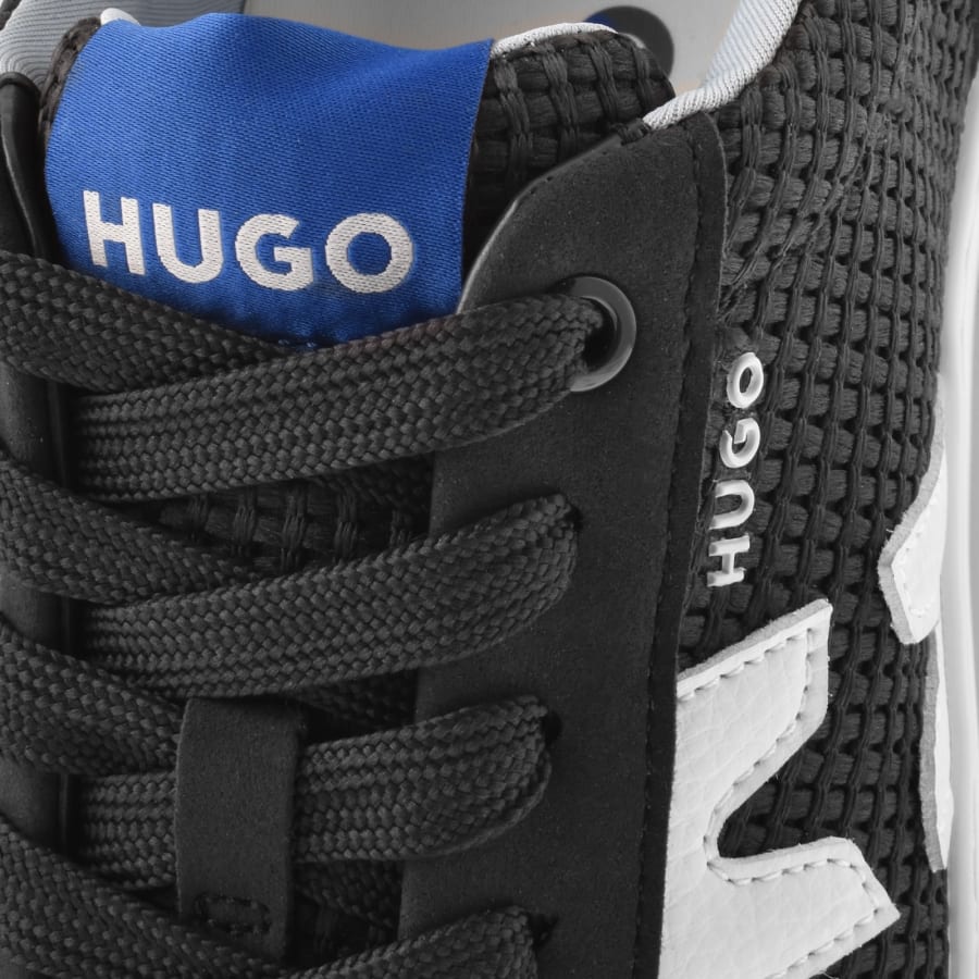 Image number 4 for HUGO Blue Morrie Tennis Trainers Dark Blue