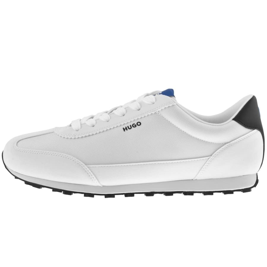 Image number 1 for HUGO Blue Jared Running Trainers White