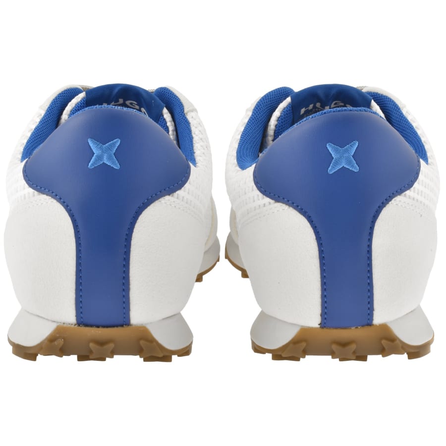 Image number 2 for HUGO Blue Jared Running Trainers White