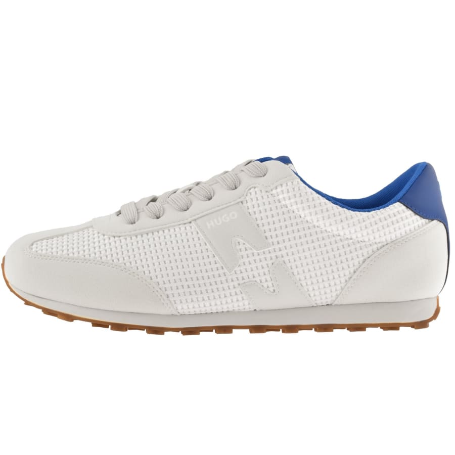 Image number 1 for HUGO Blue Jared Running Trainers White