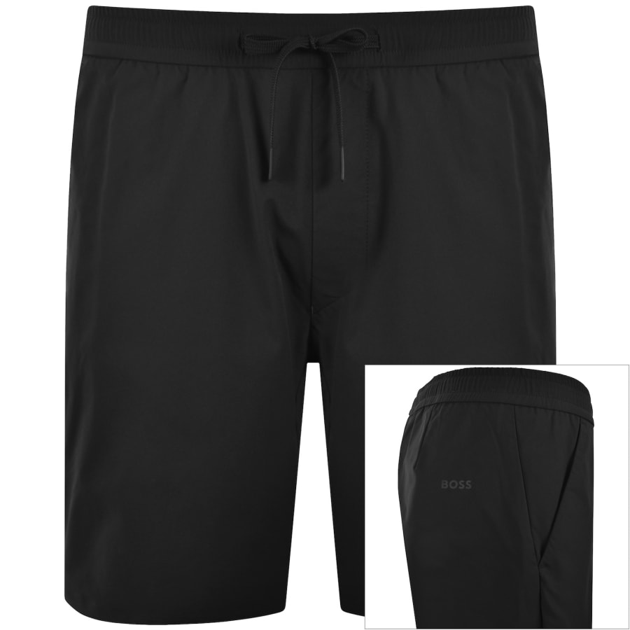 Image number 1 for BOSS Flex Twill Shorts Black