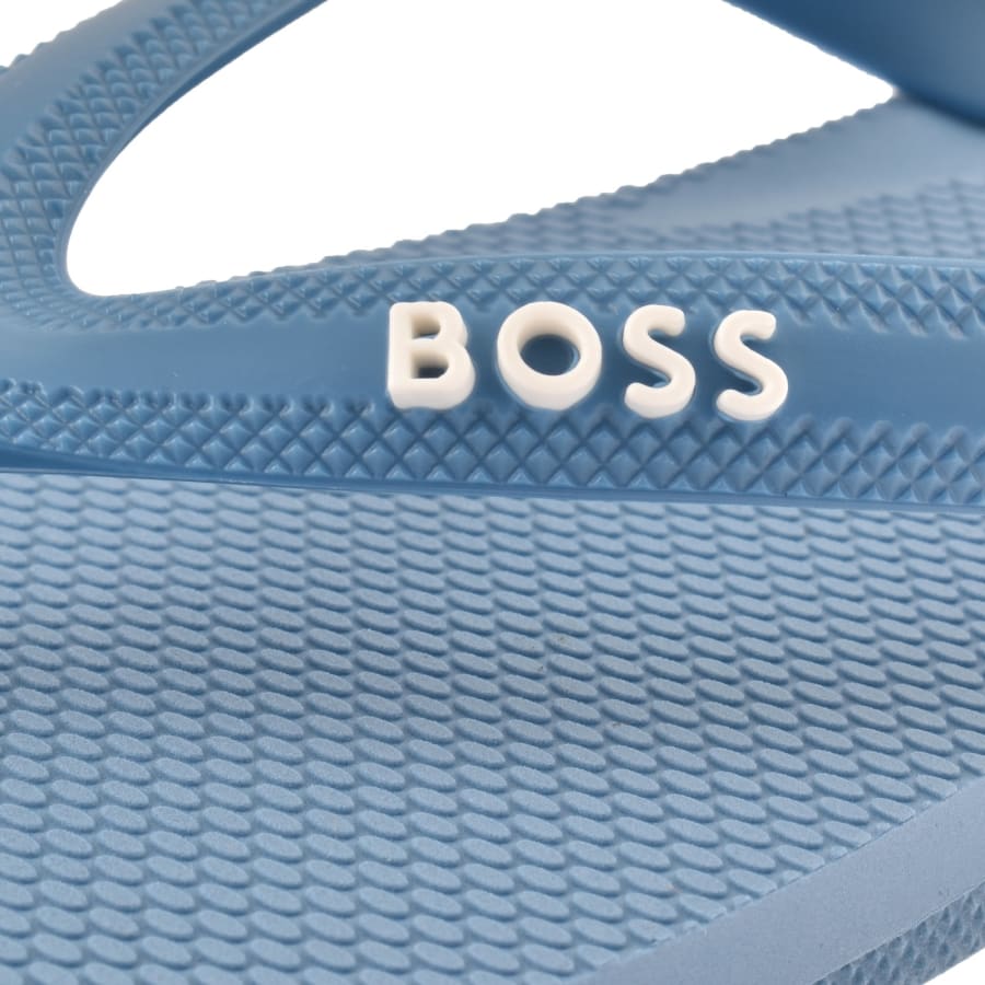 Image number 4 for BOSS Tracy Flip Flops Aqua Blue