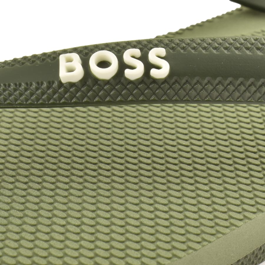 Image number 4 for BOSS Tracy Flip Flops Green