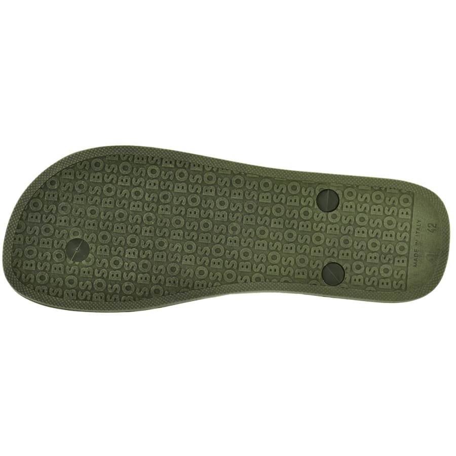 Image number 5 for BOSS Tracy Flip Flops Green