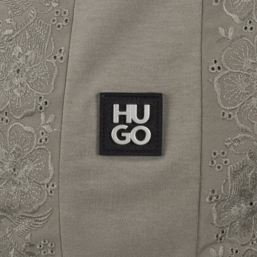 Image number 3 for HUGO Dromos Polo T Shirt Brown