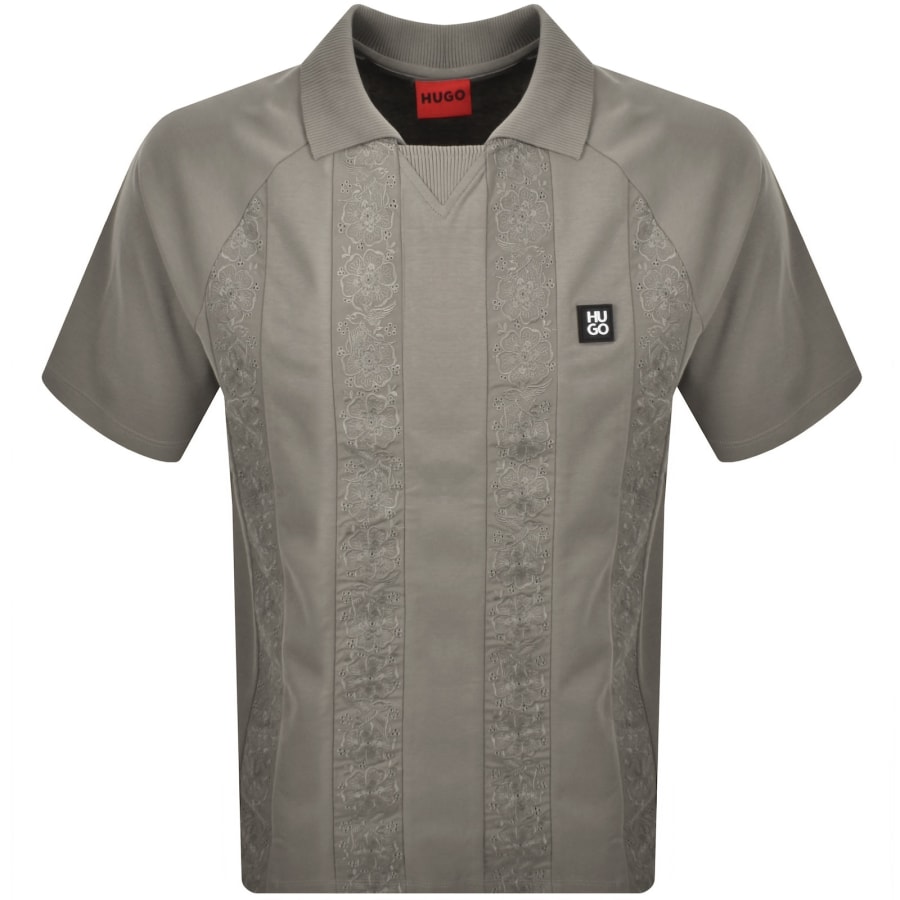 Image number 1 for HUGO Dromos Polo T Shirt Brown