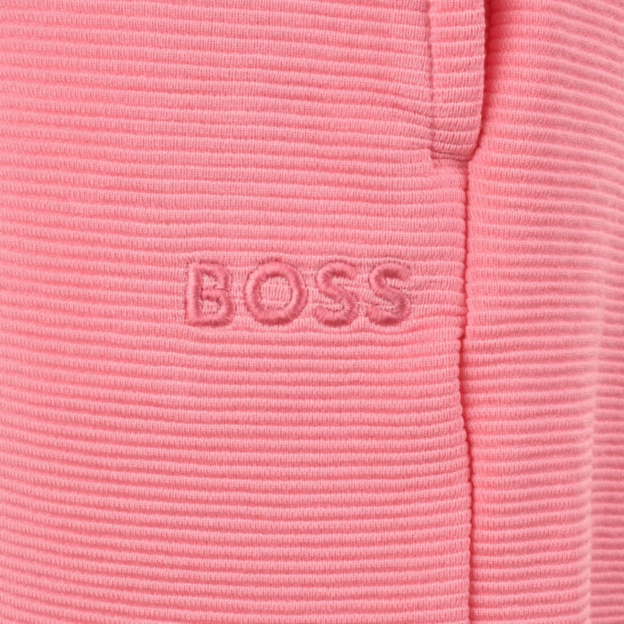Image number 3 for BOSS Rib Shorts Pink