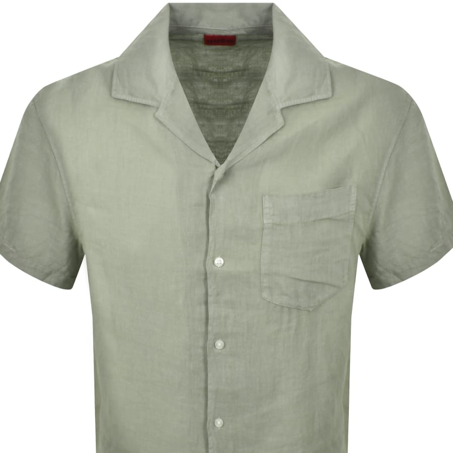 Image number 2 for HUGO Exolino Shirt Green