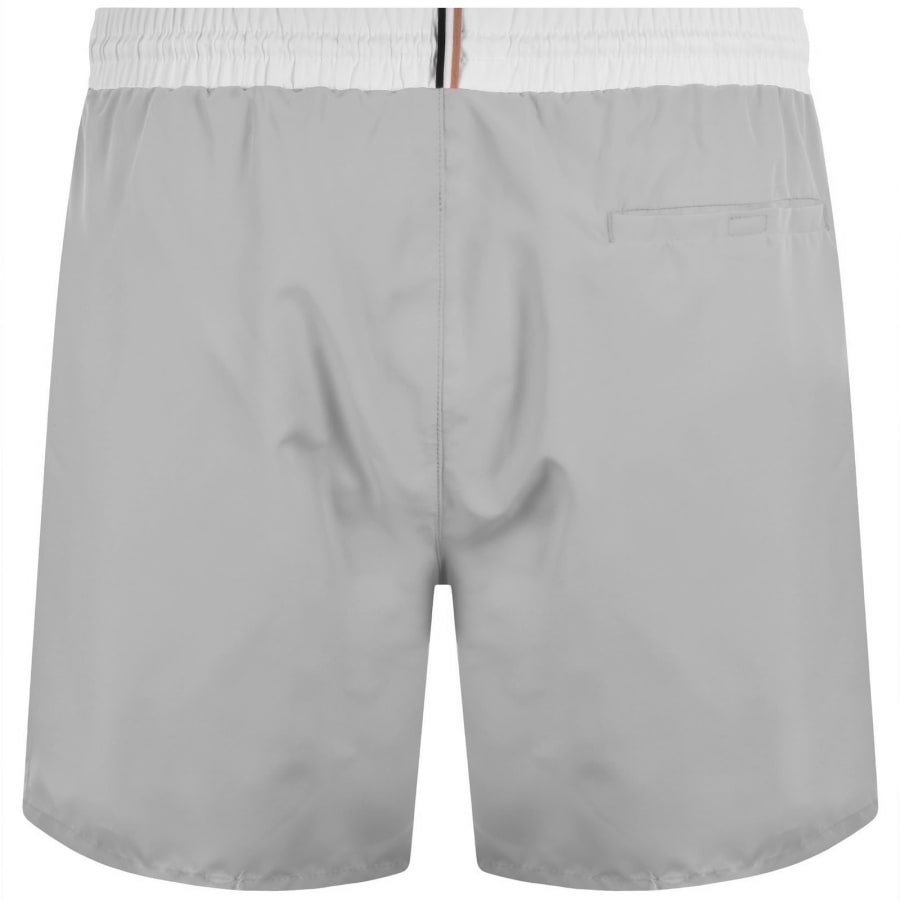 Image number 3 for BOSS Starfish Swim Shorts Grey