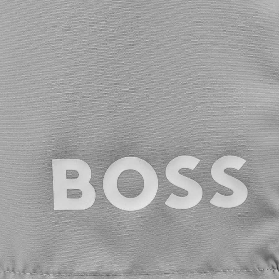 Image number 4 for BOSS Starfish Swim Shorts Grey